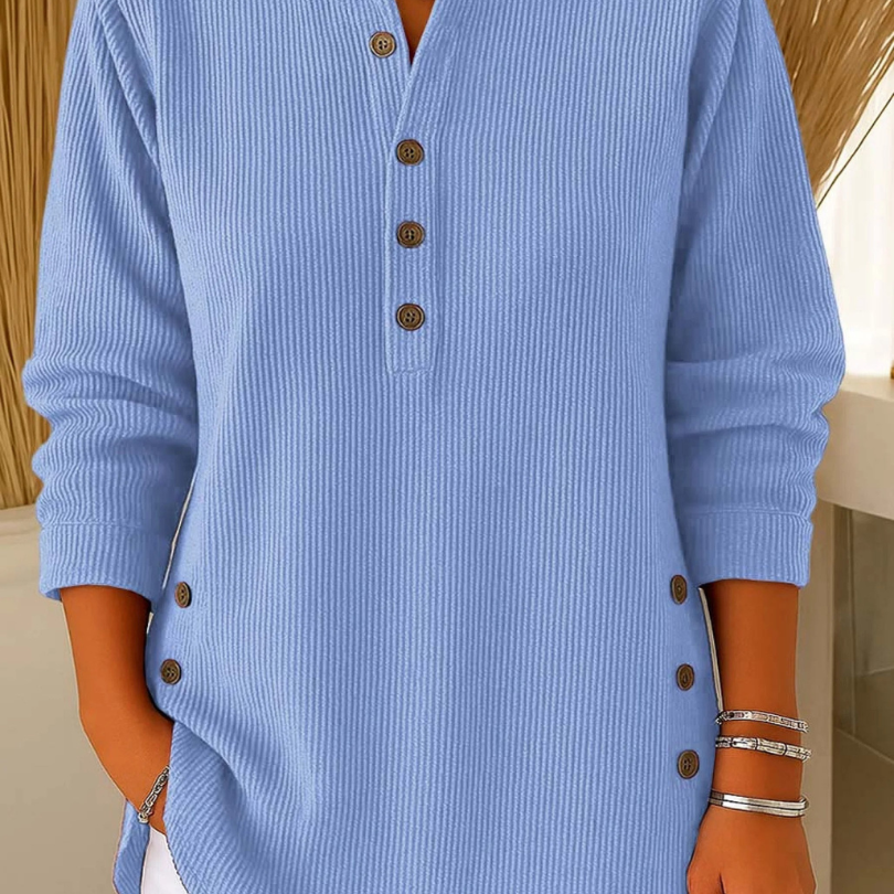 Eden | Button Henley Tunic