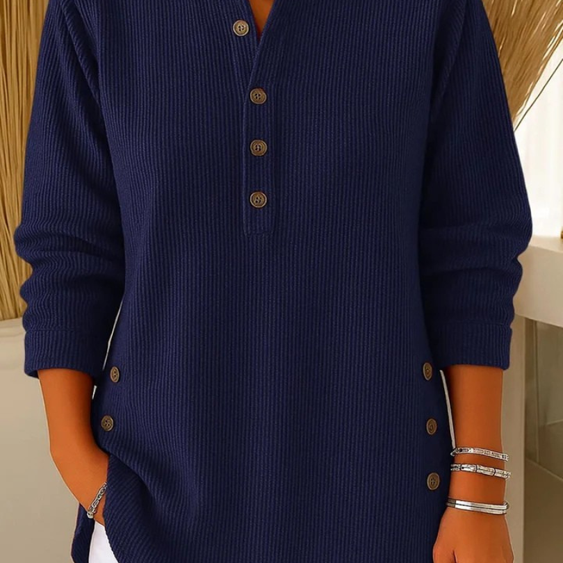 Eden | Button Henley Tunic
