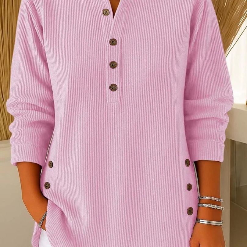 Eden | Button Henley Tunic
