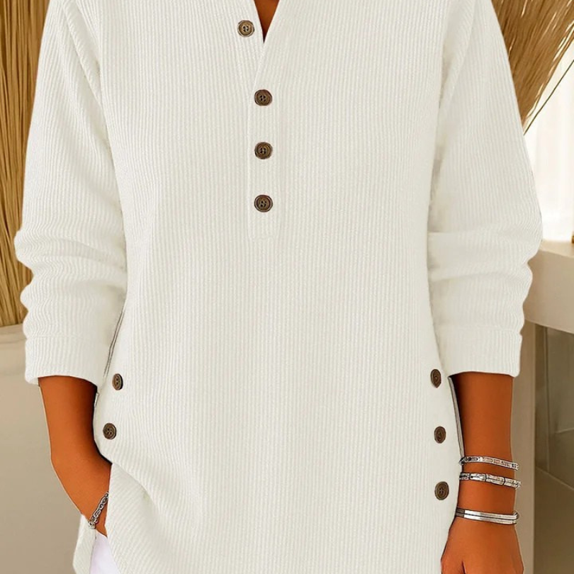 Eden | Button Henley Tunic