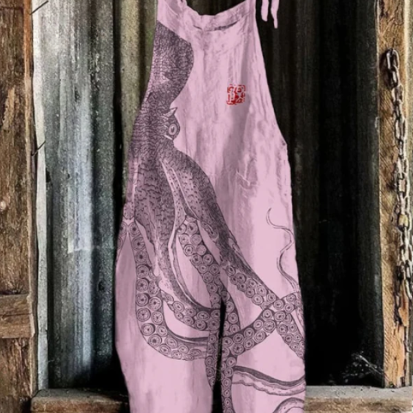 Solea | Lightweight artisanal overall in octopus style