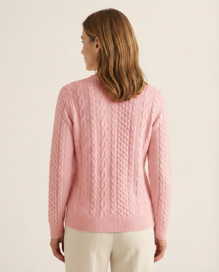 Lumi™ - Cable Knit Half-Zip Jumper