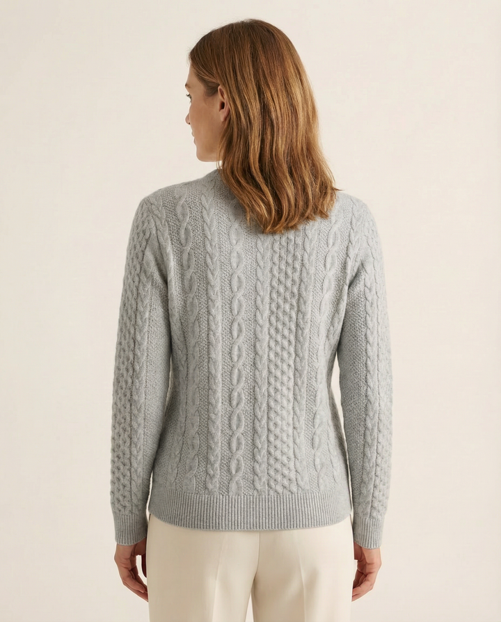 Sienna™ - Cable Knit Half-Zip Jumper