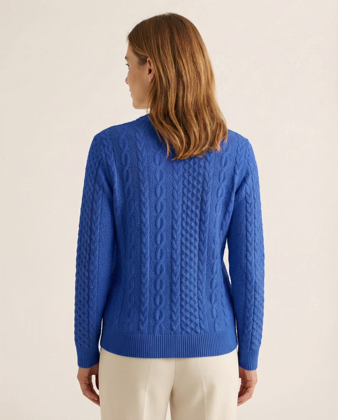 Elira™ - Cable Knit Half-Zip Jumper