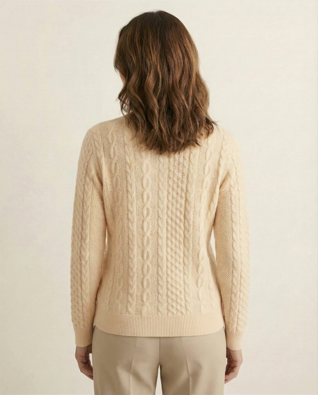 Amara™ - Cable Knit Half-Zip Jumper
