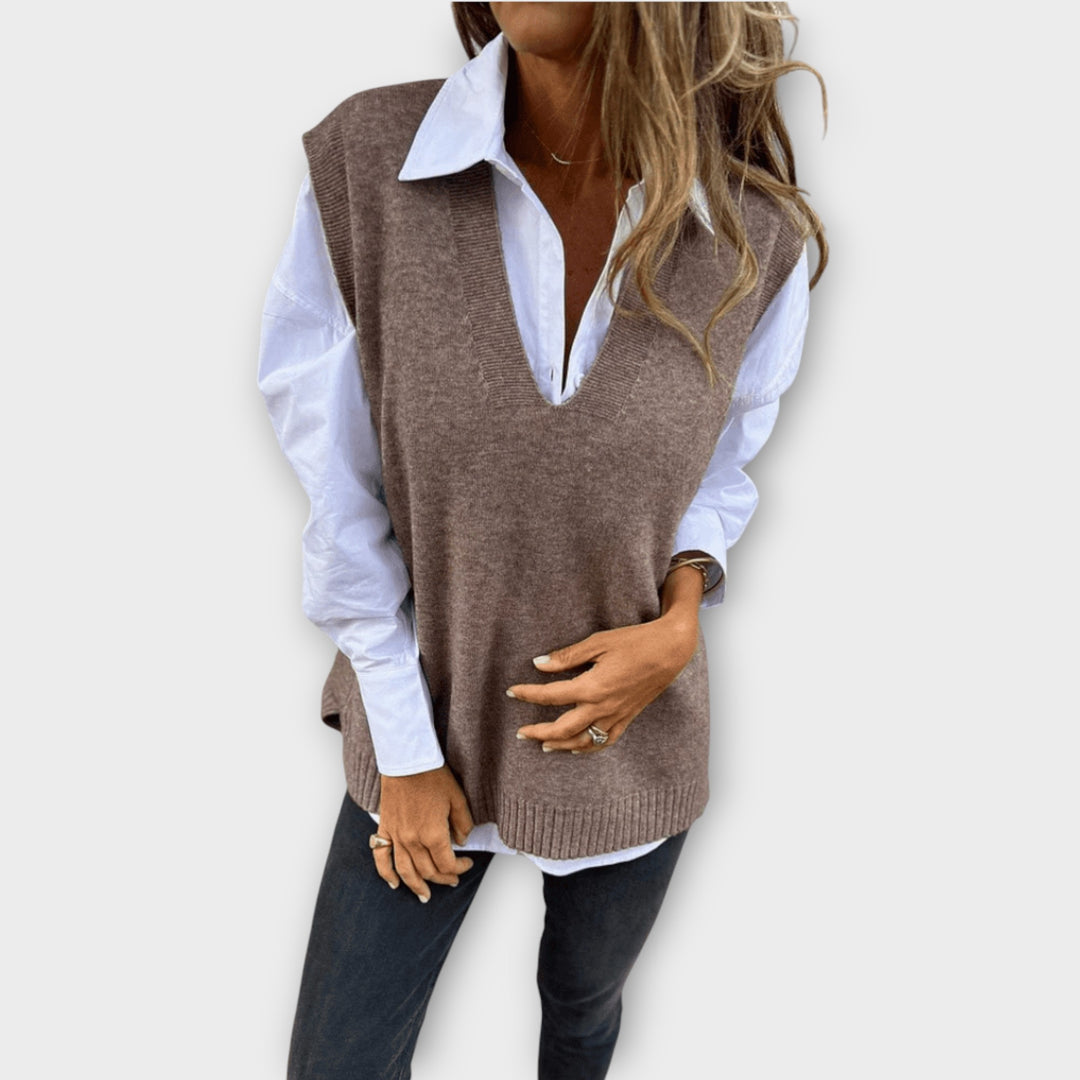 Liviana™ | Elegant stickad kofta i mjuk bomullsblandning